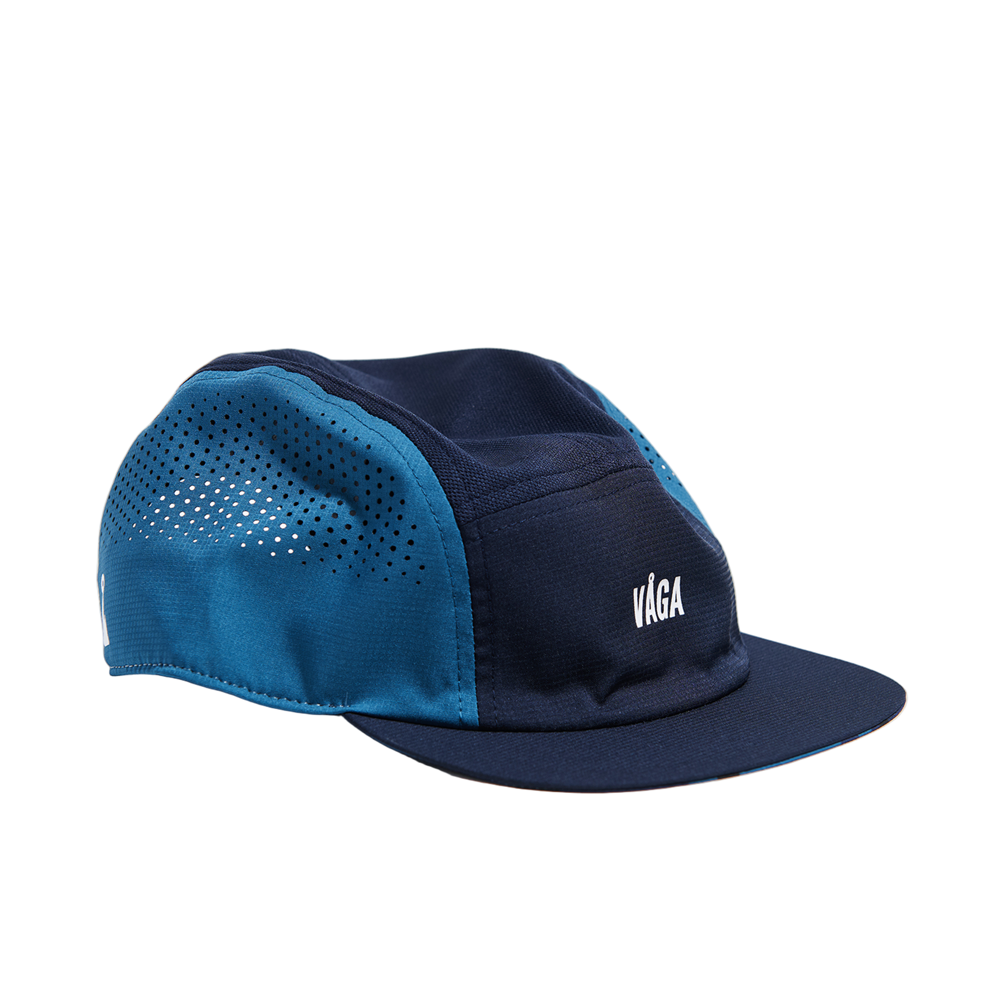 Vaga Feather Racing Cap - Teal/Navy Blue - AW25