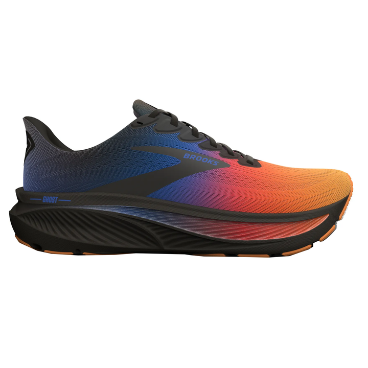 Brooks Mens Ghost 17 - Night/Blue/Papaya - Neutral - AW25