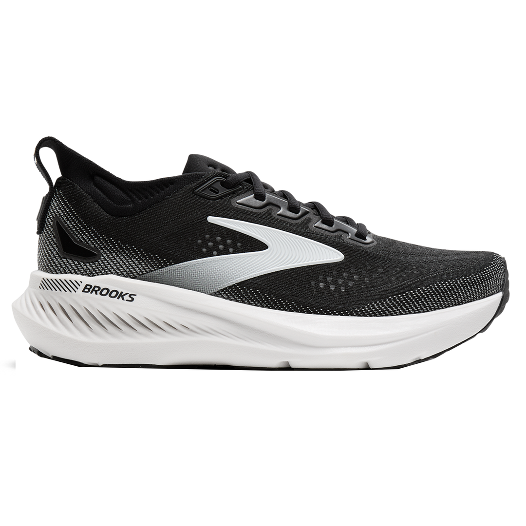 Brooks Damen Glycerin GTS 23 Wide – Breite D – Schwarz/Grau/Weiß – Stabilität – SS26