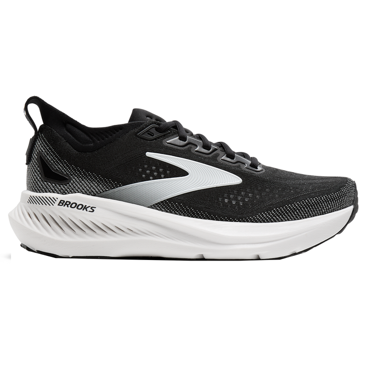 Brooks Damen Glycerin GTS 23 Wide – Breite D – Schwarz/Grau/Weiß – Stabilität – SS26