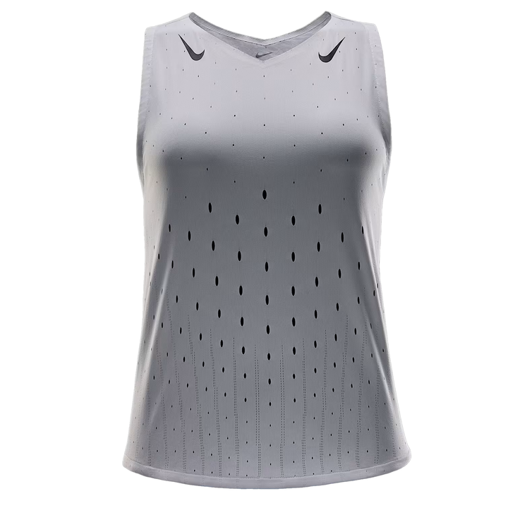 Nike Womens Dri-FIT ADV Aeroswift Singlet - White/Black/Black