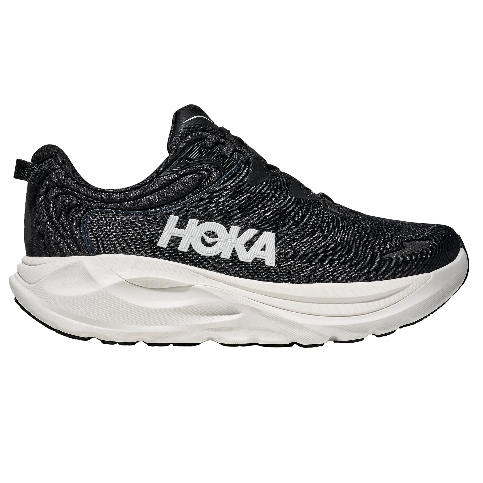 Hoka Womens Gaviota 6 - Black/White - Stability - SS26