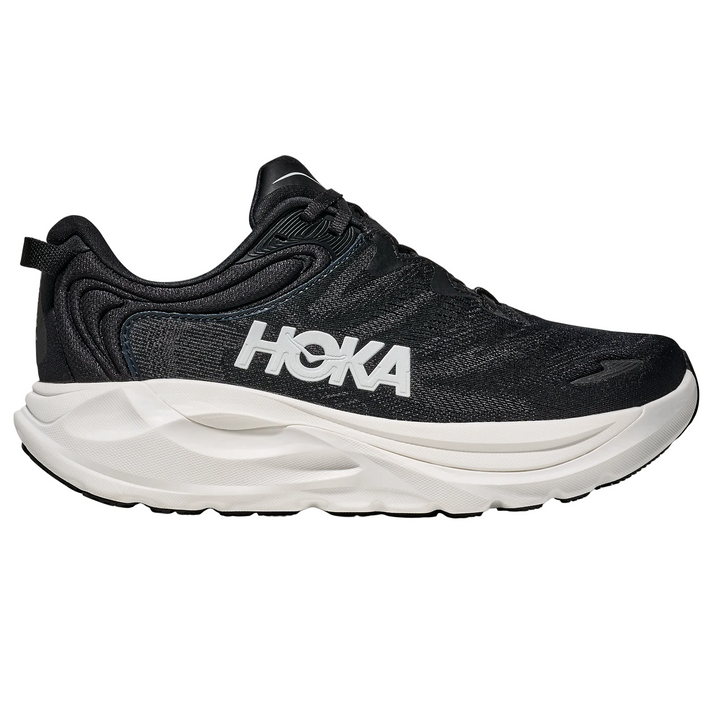 Hoka Womens Gaviota 6 - Black/White - Stability - SS26