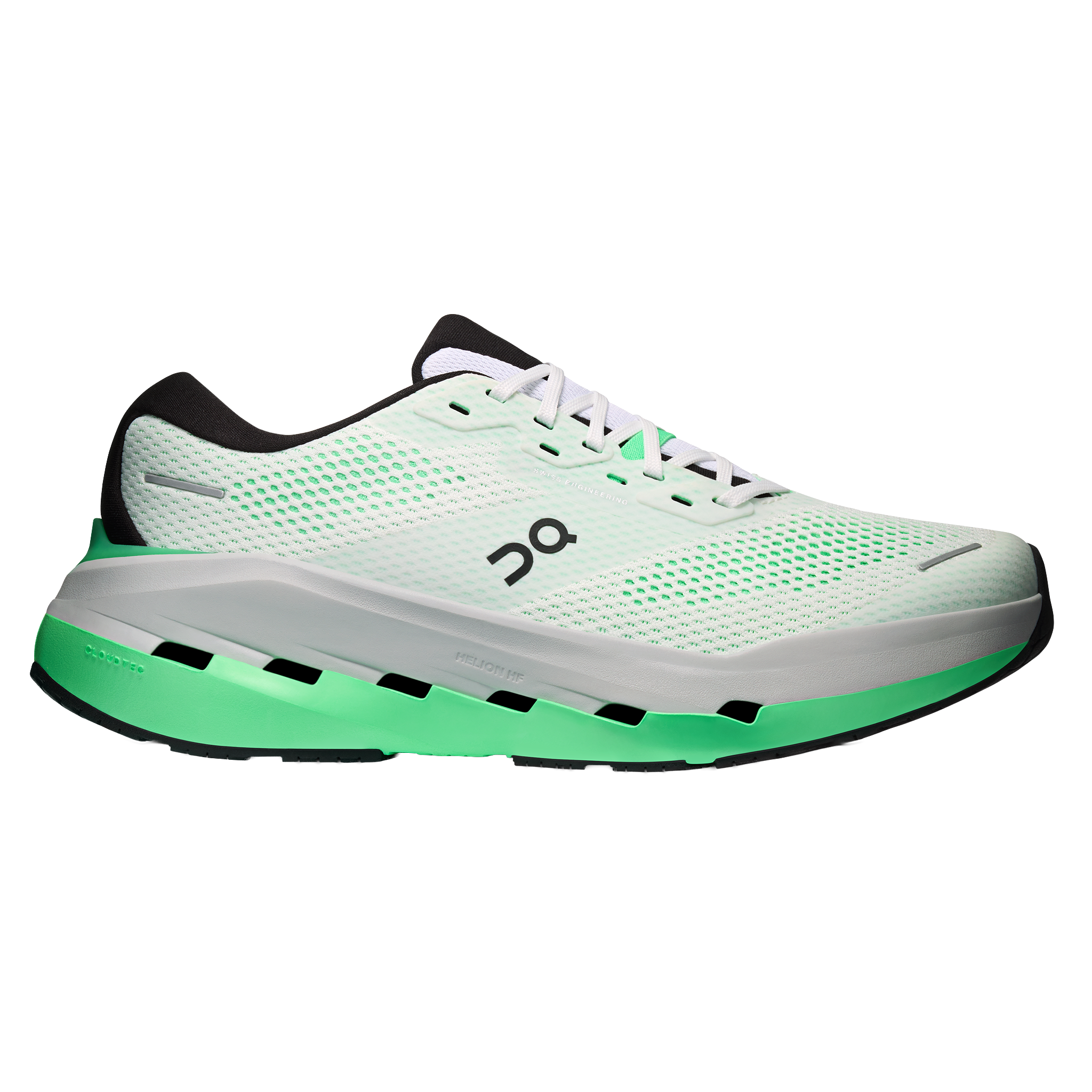 ON Mens Cloudrunner 3 Max - White/Verdite - Stability - AW26
