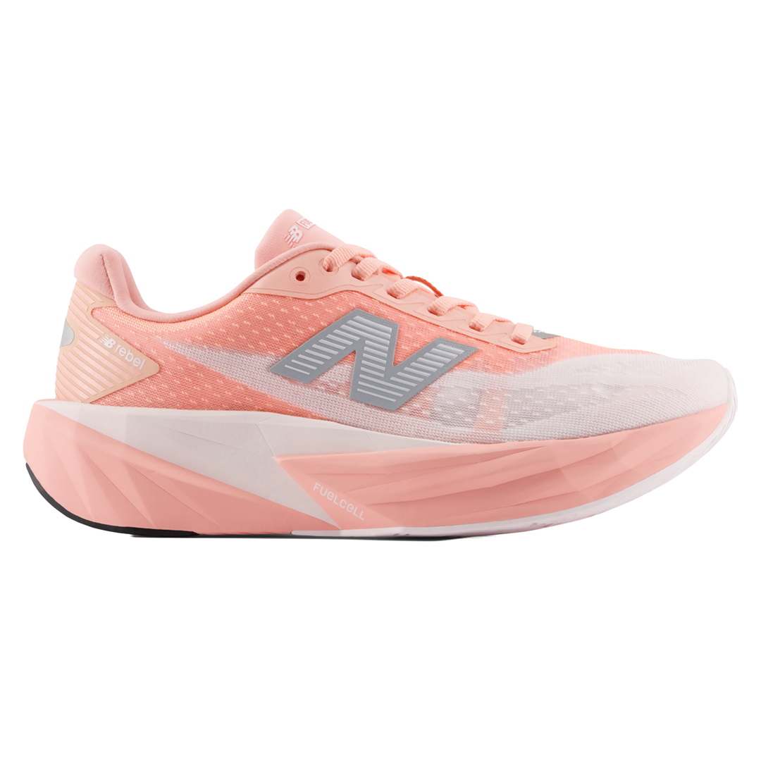 New Balance Womens FuelCell Rebel V5 Wide - D Width - Pink Lemonade/Pink Salt - Neutral - AW26
