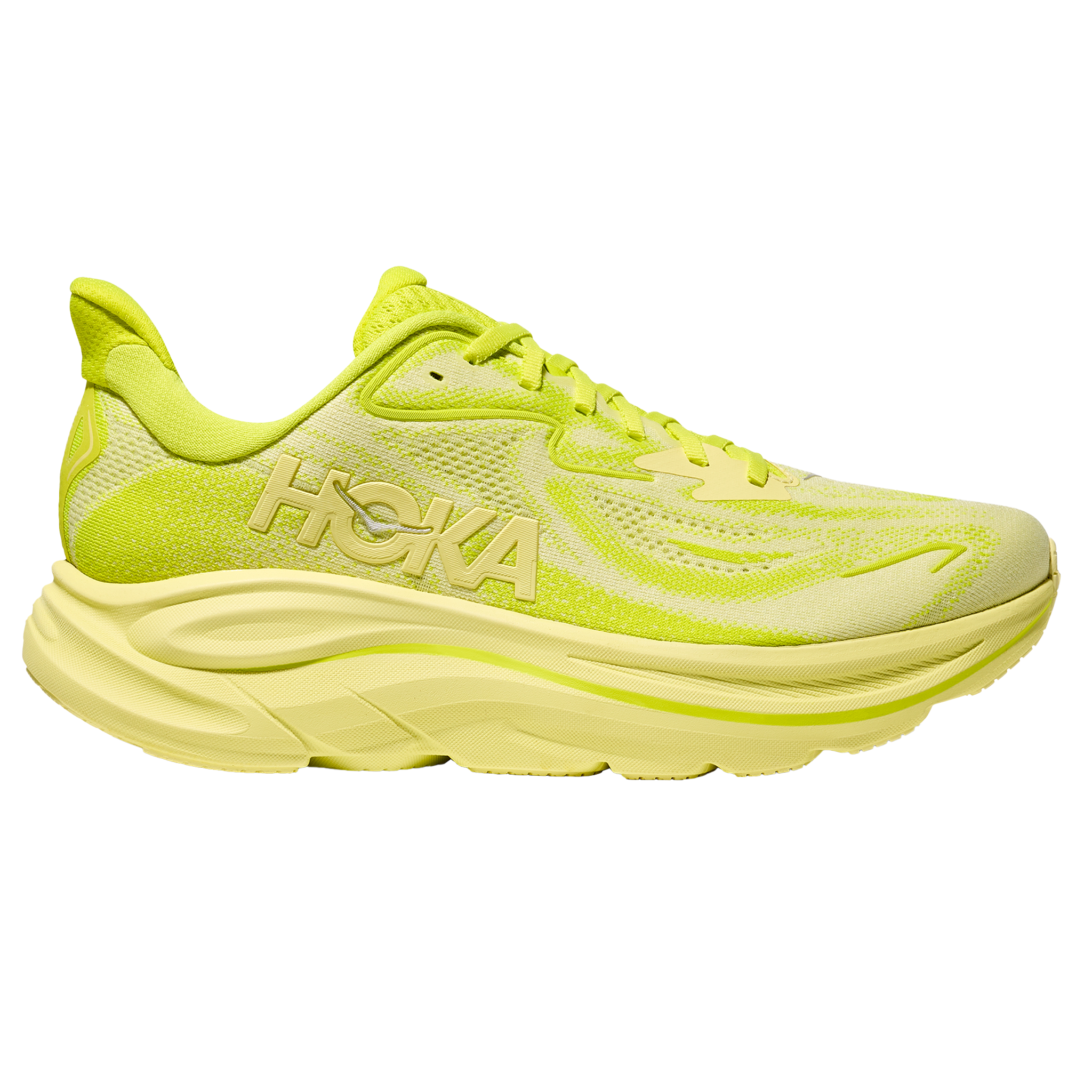 Hoka Mens Clifton 10 - Neon Hoka Citrus/Sunlight - Neutral - AW25