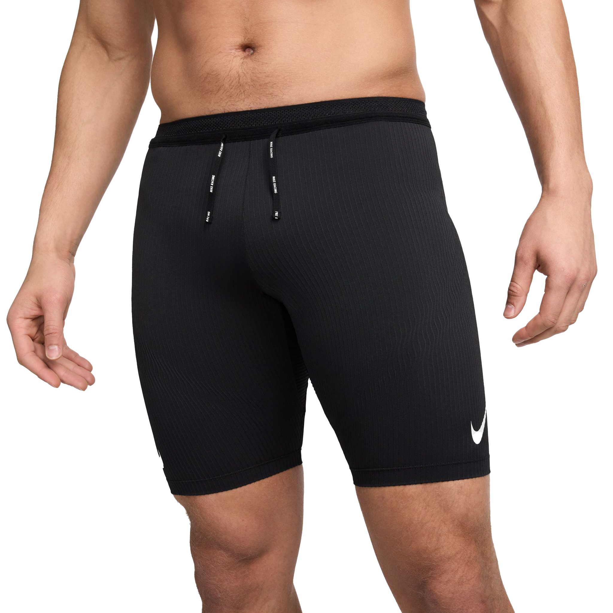 Nike Mens Dri-FIT ADV 1/2 Length AeroSwift Tights - Black/Summit White
