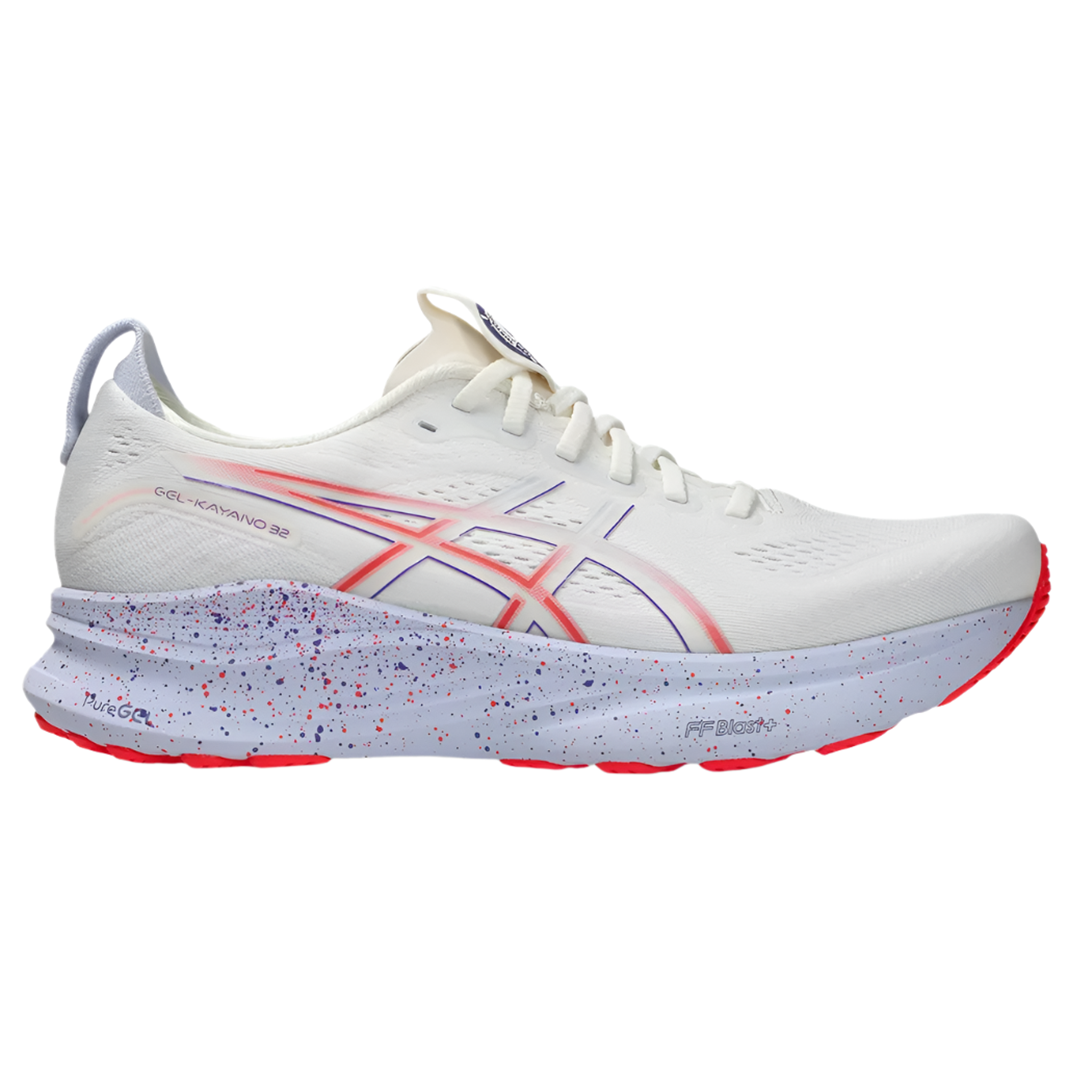 Asics Mens Gel Kayano 32 Tokyo - Cream/Edo Purple - Stability - AW25