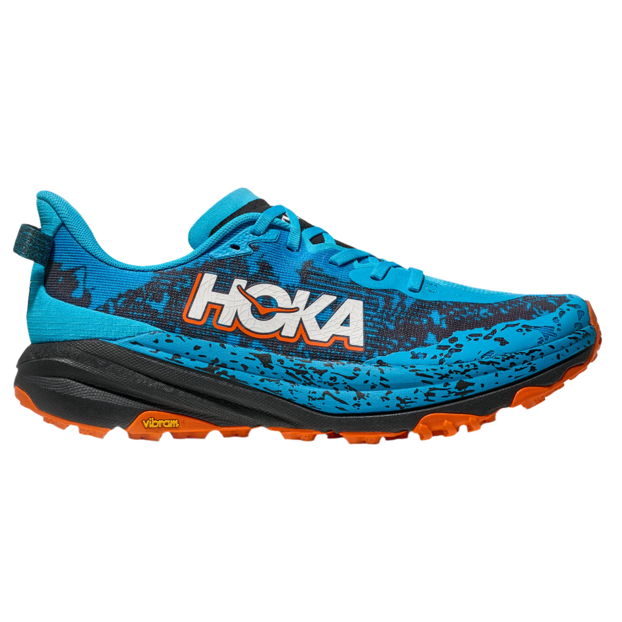 Hoka Mens Speedgoat 6 - Skyward Blue/Black - Trail - AW25