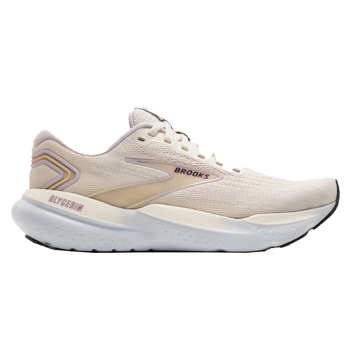 Brooks Womens Glycerin 21 - Gardenia/Lavender/Cream - Neutral