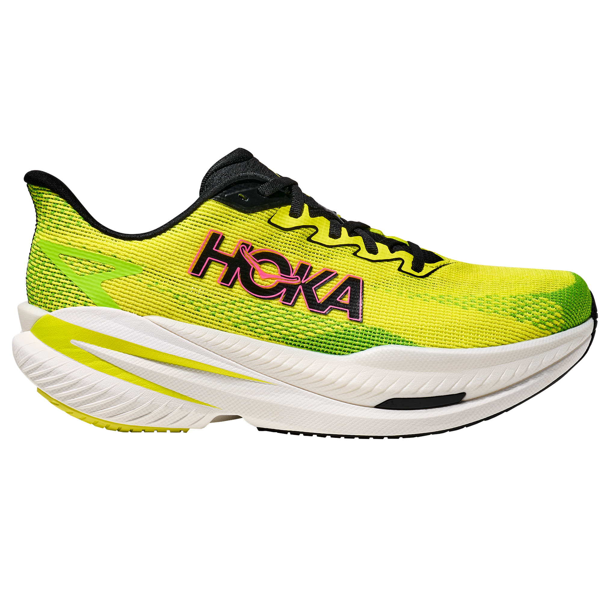 Hoka Mens Mach X 3 - Neon Hoka Citrus/Neon Lime - Neutral - AW25