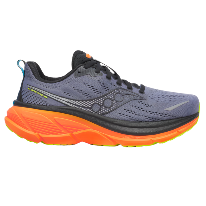 Saucony Mens Hurricane 25 - Shadow/Vizi - Stability - AW25