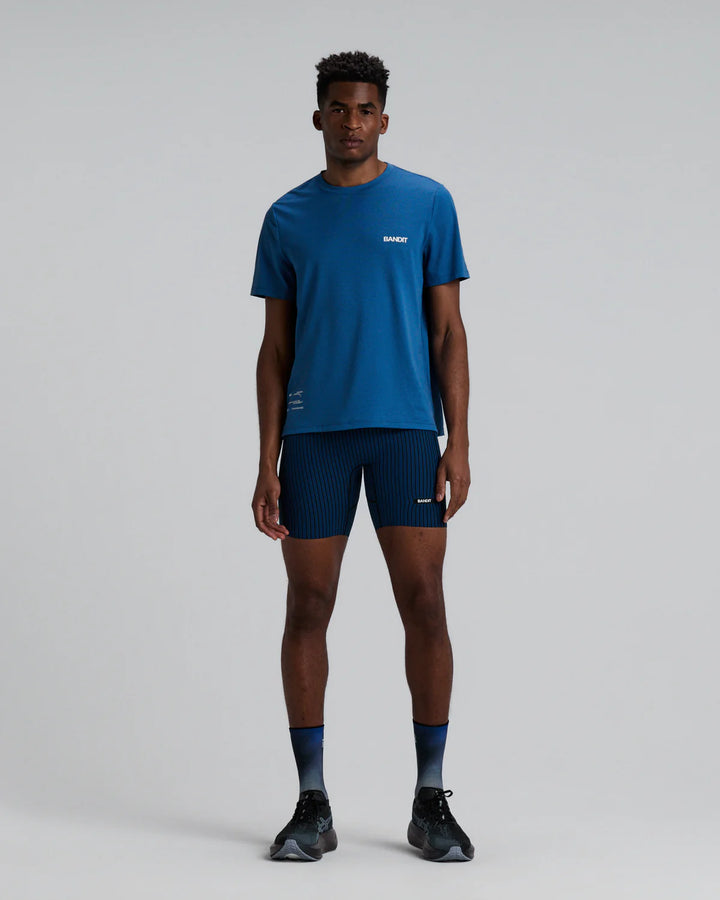 Bandit Mens Micromesh Performance Tee - Aegean - SS26