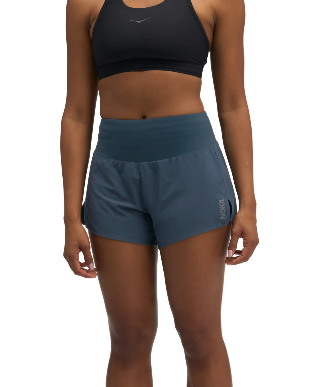 Hoka Womens Glide 3.5" Short w/Brief - Varsity Navy - AW26