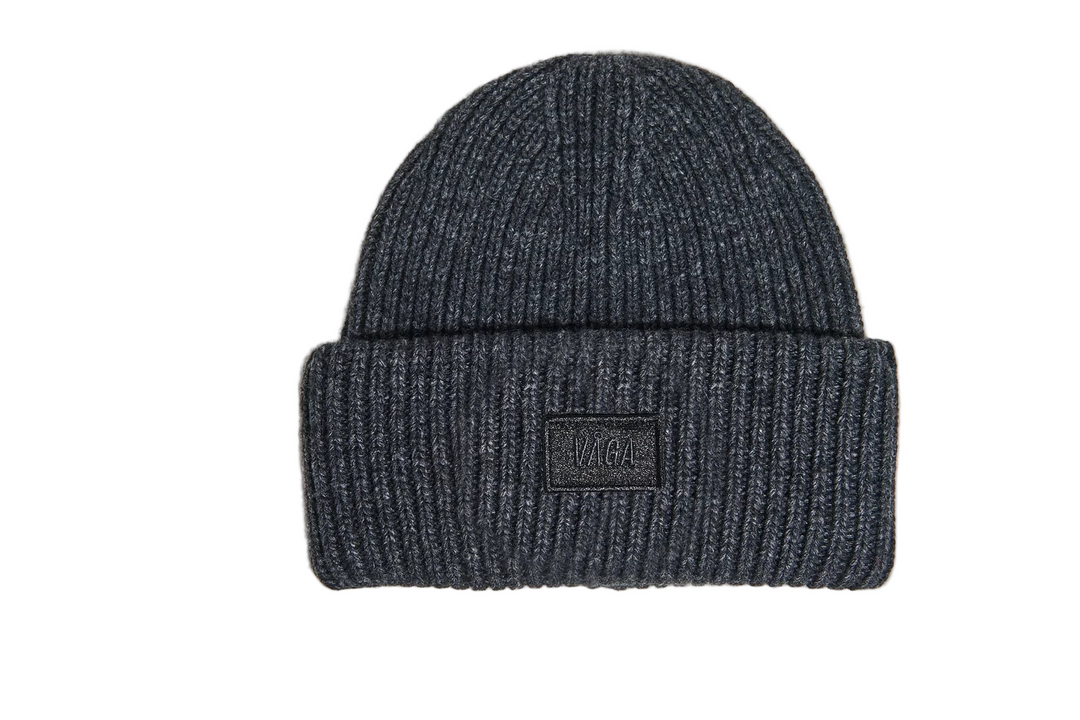 Vaga Chunky Beanie - Charcoal Melange - AW25