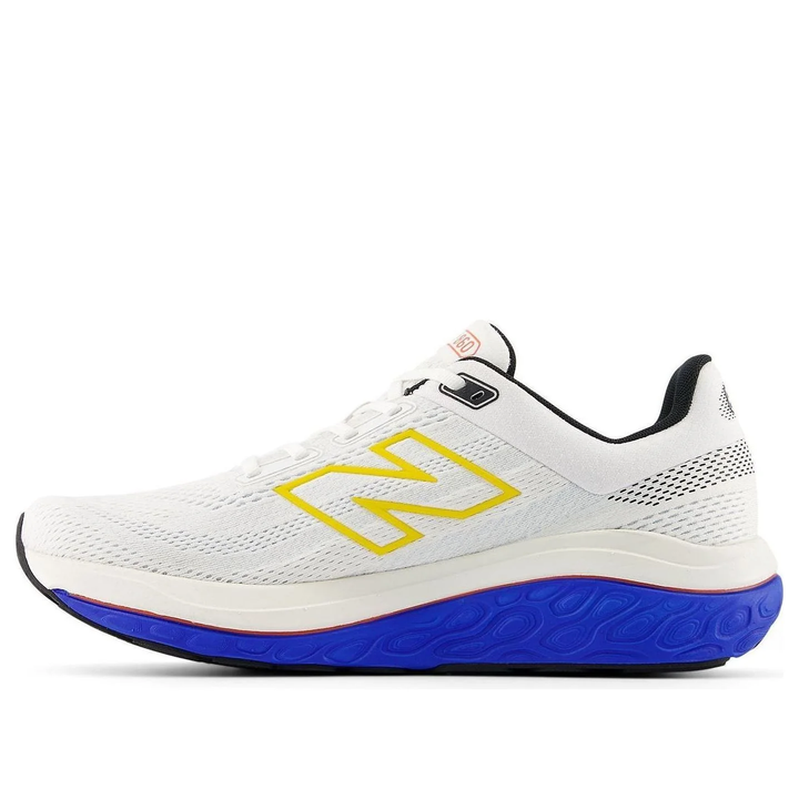New Balance Mens 860v14 Wide - 2E Width - White/Blue Oasis/Ginger Lemon - Stability - SS26