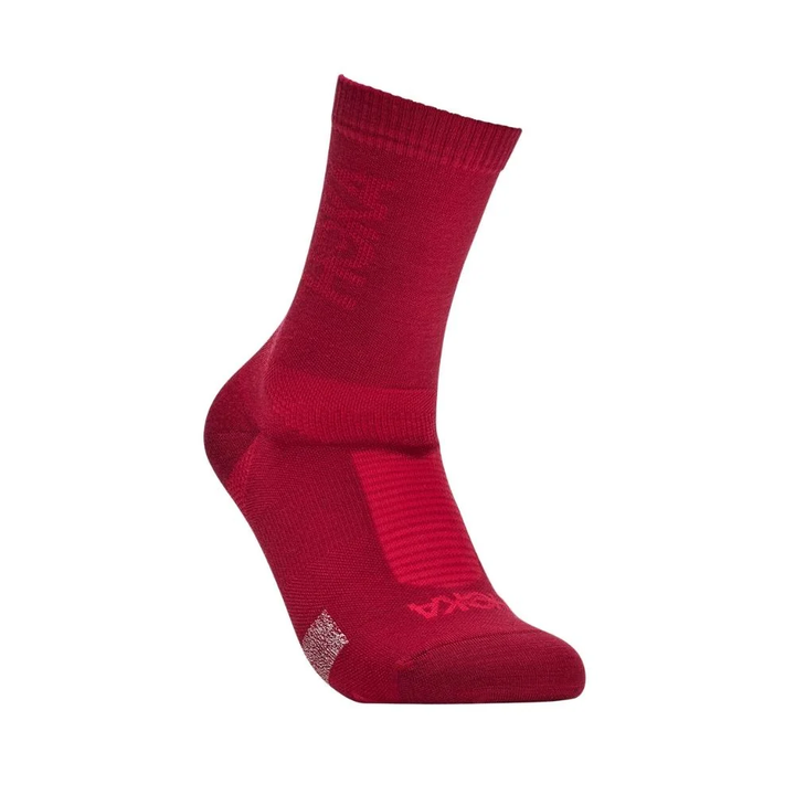 Hoka Unisex Merino Crew Sock - Red Agate - AW26