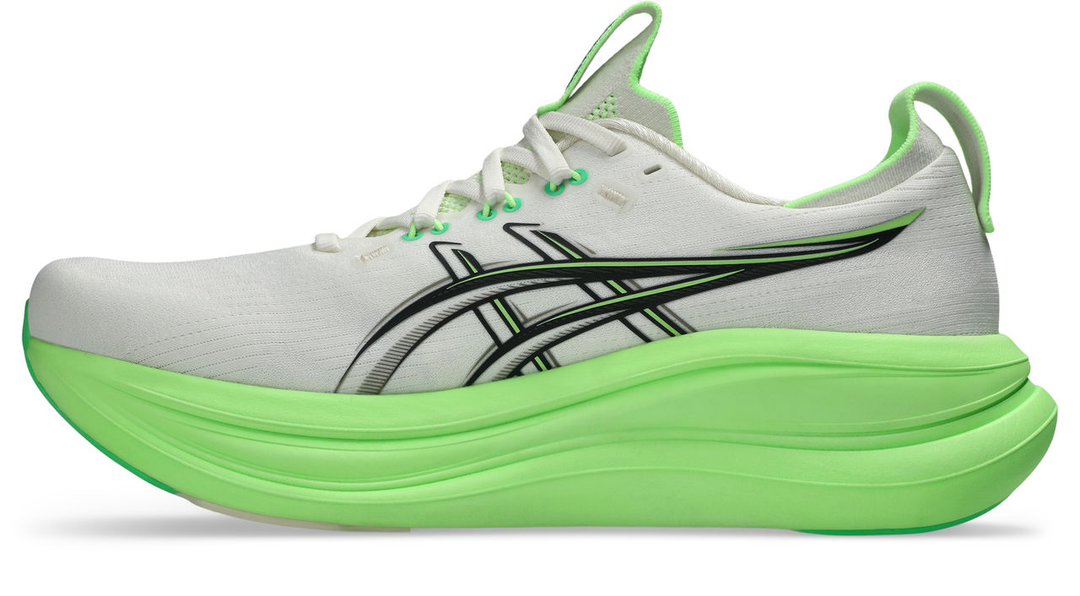 Asics Mens Gel Nimbus 28 - Cream/Black - Neutral - SS26