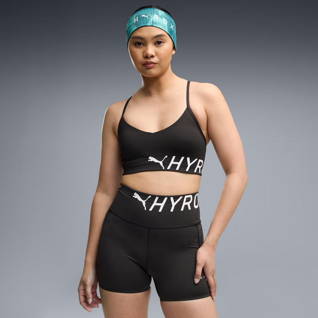 Puma x Hyrox Womens Strappy PWRMODE Bra - Puma Black - AW26