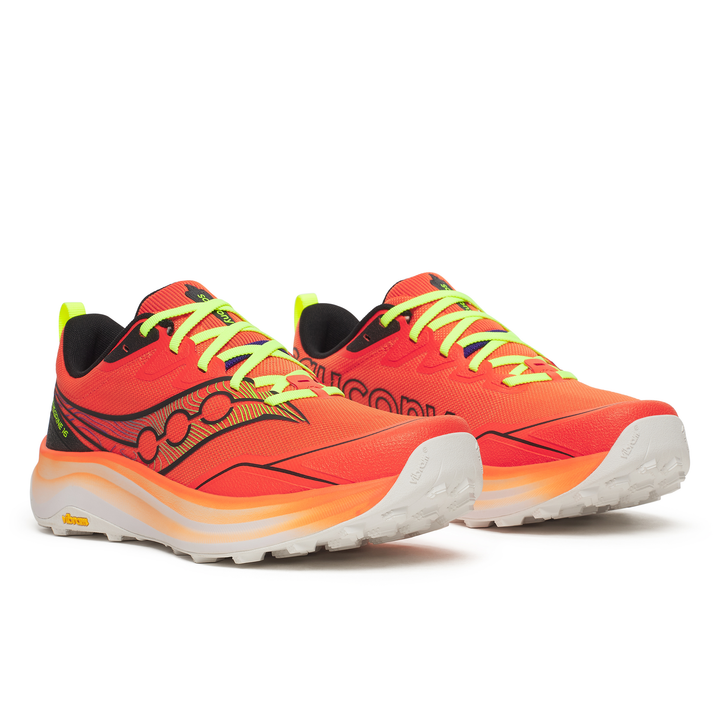 Saucony Mens Peregrine 16 - Fire/Black - Trail - SS26