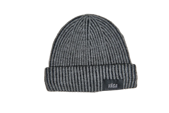 Vaga Midweight Beanie - Charcoal/Black - AW25