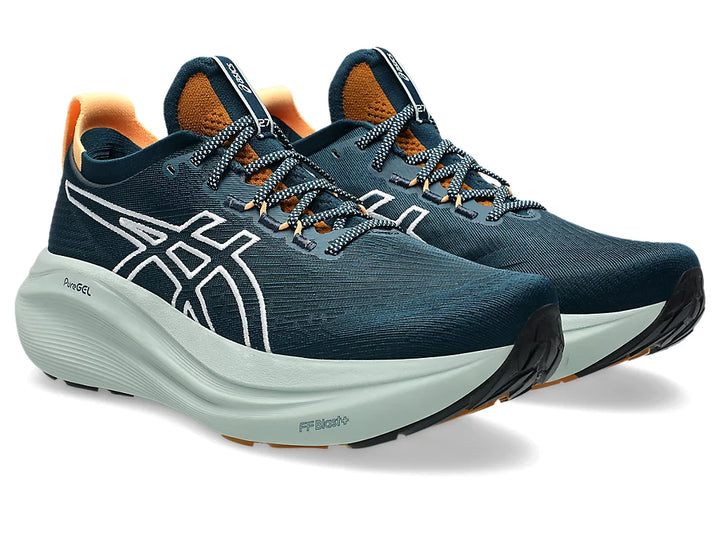 Asics Mens Gel Nimbus 27 TR - Nature Bathing/Tranquil Teal - Neutral - AW25