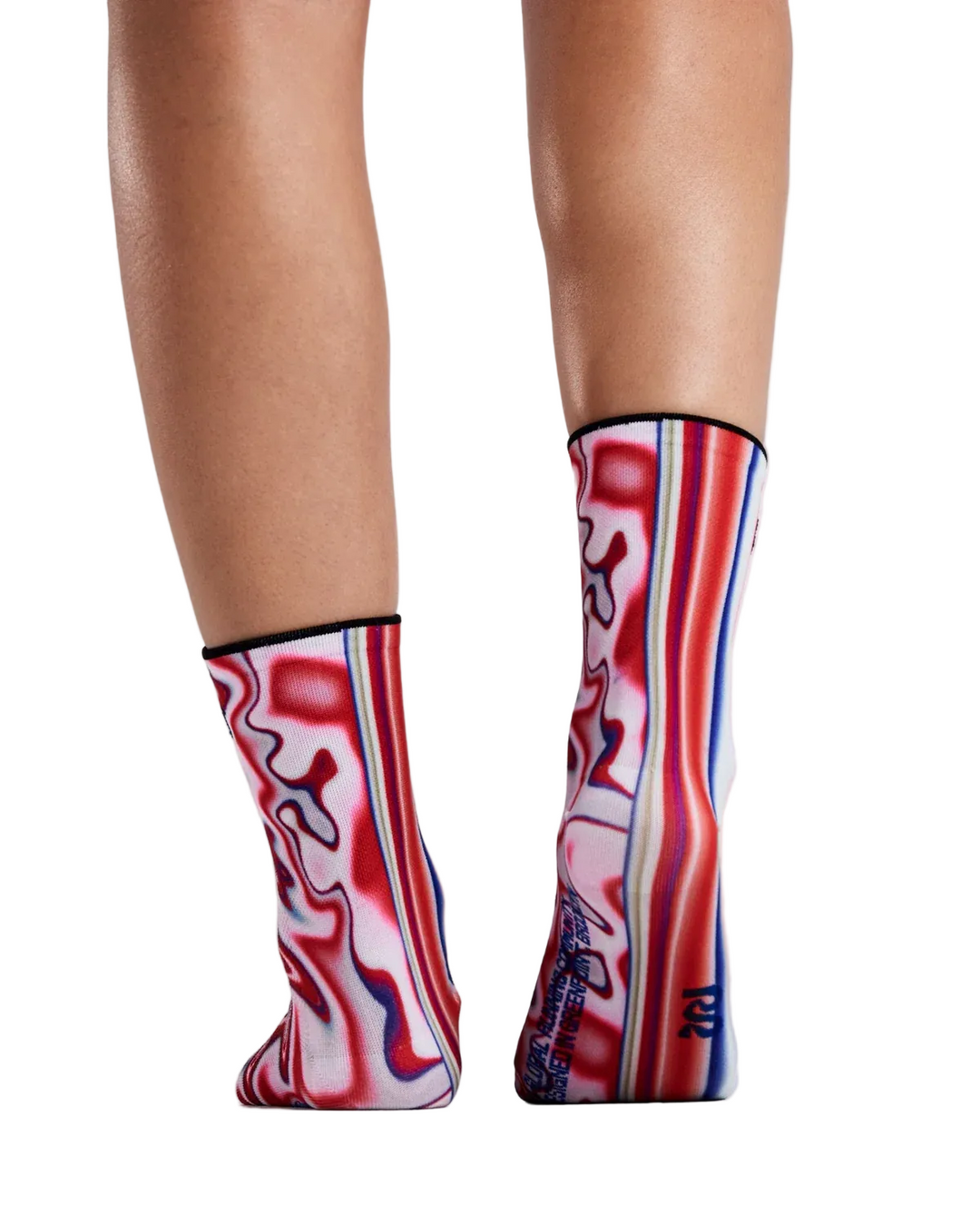 Bandit Lite Run Quarter Socks ( 2 Pack ) - Melted Stripe Gradient - AW26