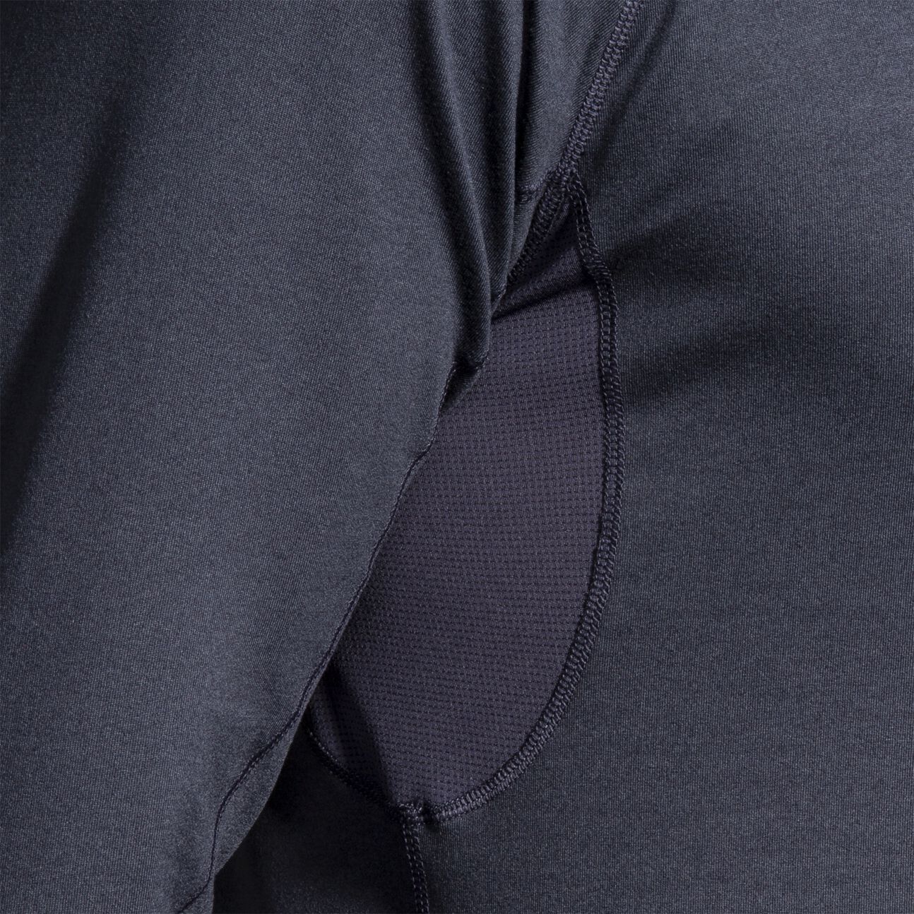 Brooks Mens Dash 1/2 Zip - Heather Concrete