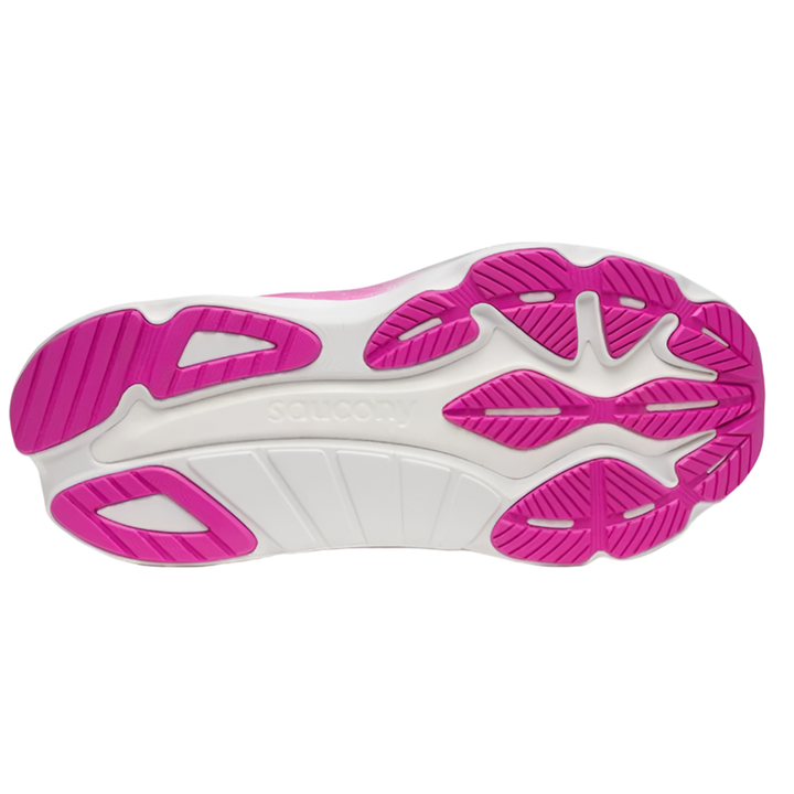 Saucony Womens Hurricane 24 - Navy/Fuchsia  - Stability