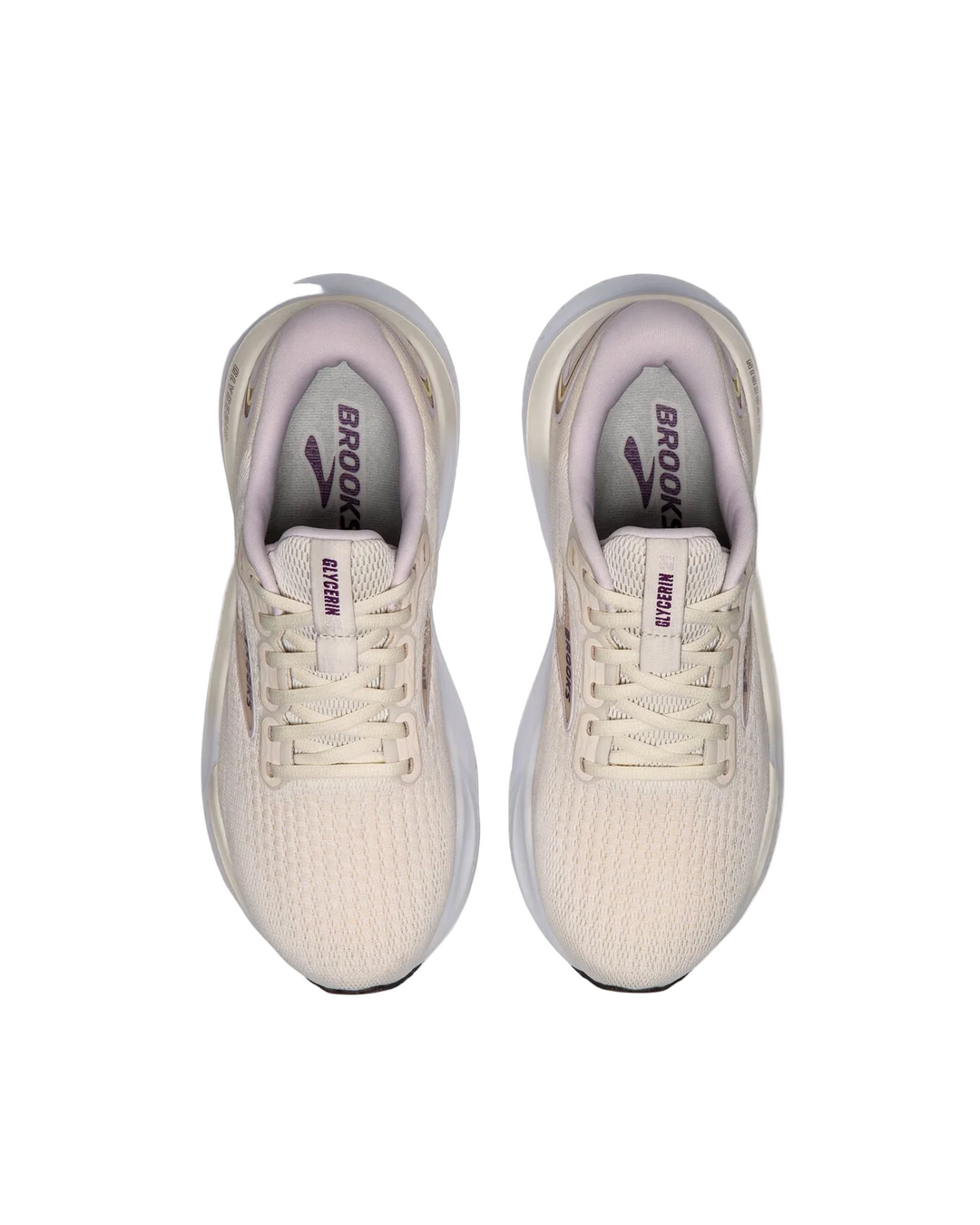 Brooks Womens Glycerin 21 - Gardenia/Lavender/Cream - Neutral