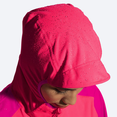 Brooks Womens High Point Waterproof Jacket - Hyper Pink/Fuchsia