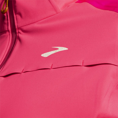 Brooks Womens High Point Waterproof Jacket - Hyper Pink/Fuchsia