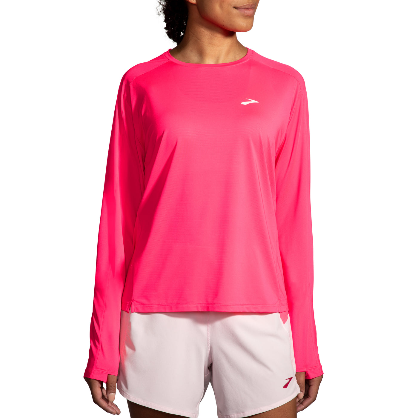 Brooks Womens Sprint Free Long Sleeve - Hyper Pink