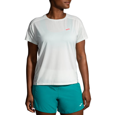 Brooks Womens Sprint Free Short Sleeve 2.0 - Mint Mix