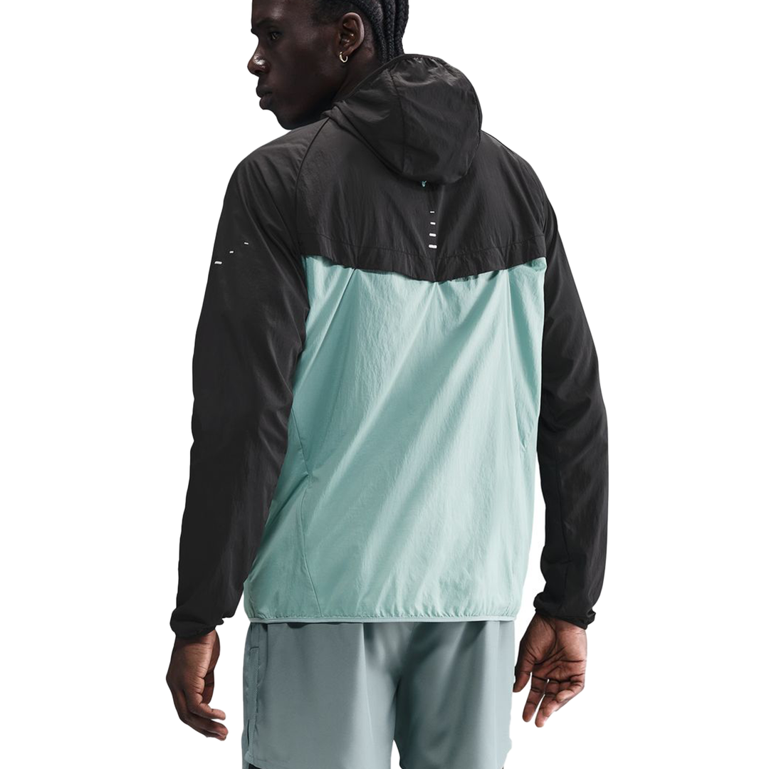 Nike Mens Repel UV Stride Jacket - Black/Cannon/Reflective Silver