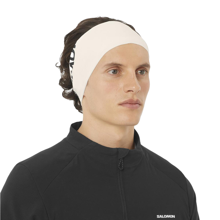 Salomon RS Pro Headband - Whisper White/Deep Black