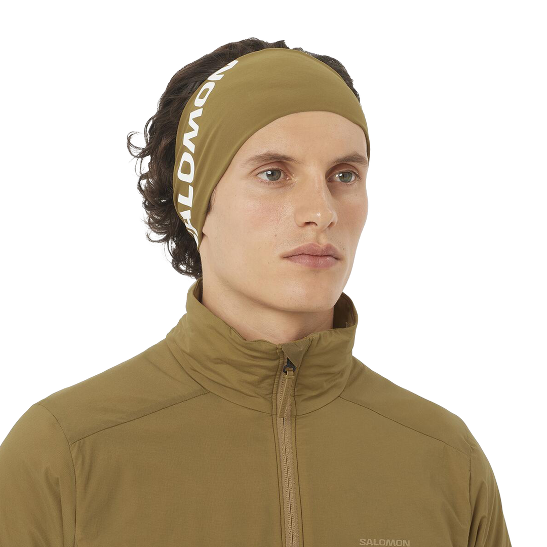 Salomon RS Pro Headband - Brilliant Olive/White