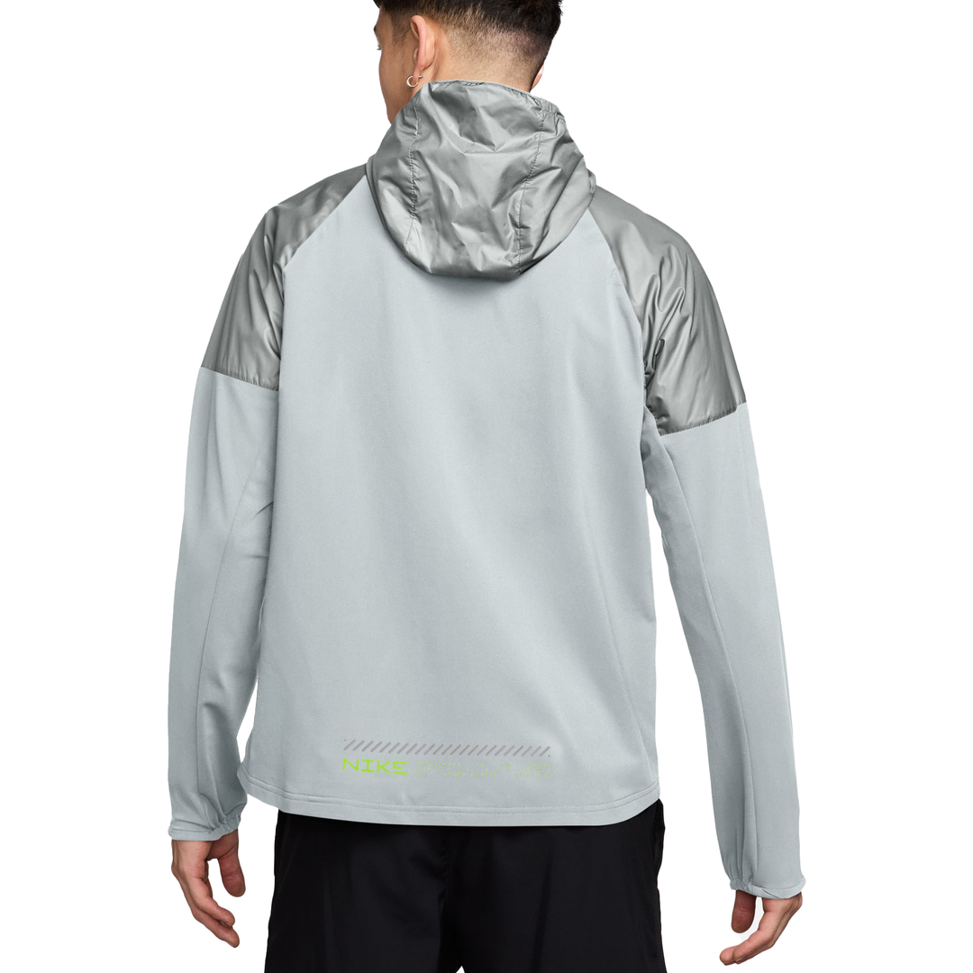 Nike Herren Repel Winterized Miler Jacke – Pure Platinum/Reflective Silver