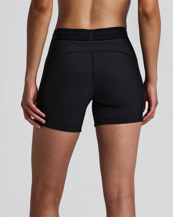 Bandit Womens Stamina 5" Compression Short - Black - AW26