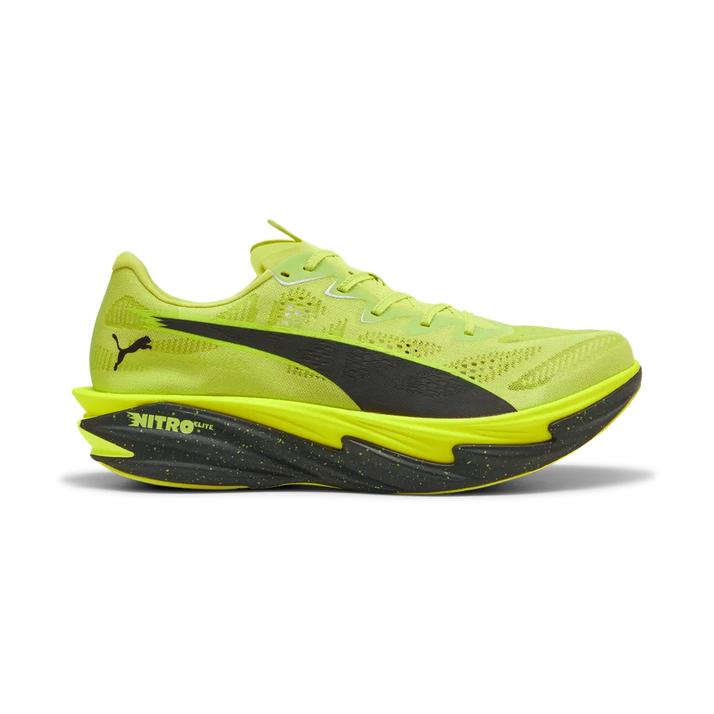 Puma Mens Deviate NITRO Elite 4 - Sunny Lime/Puma Black - Neutral - AW26