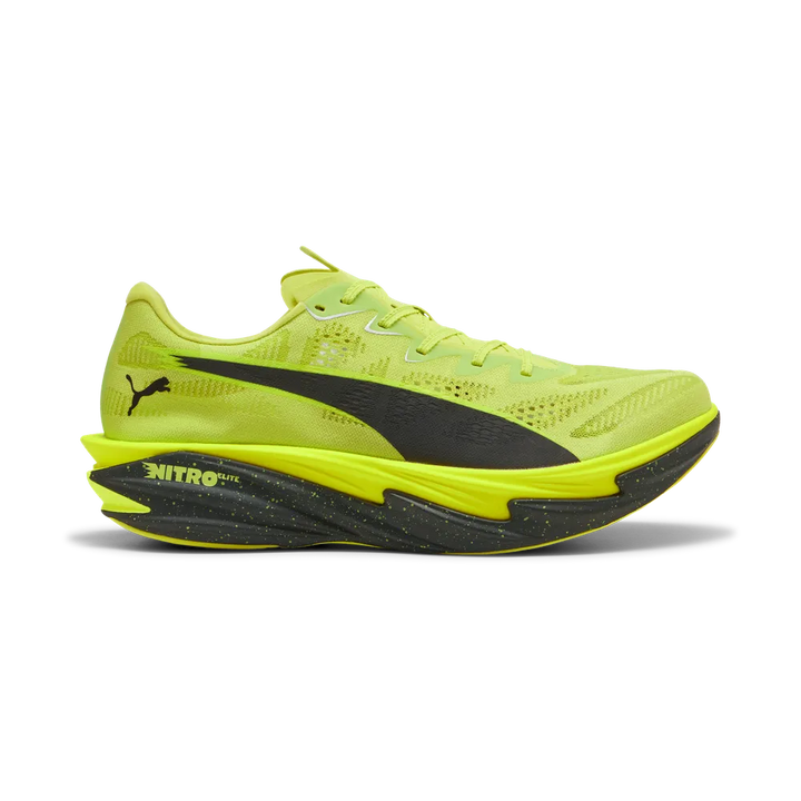 Puma Mens Deviate NITRO Elite 4 - Sunny Lime/Puma Black - Neutral - AW26