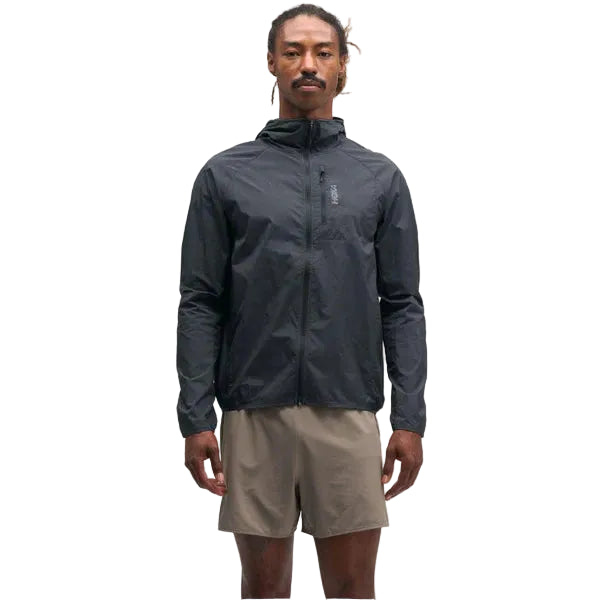 Hoka Mens Skyflow Wind Jacket - Black - AW26
