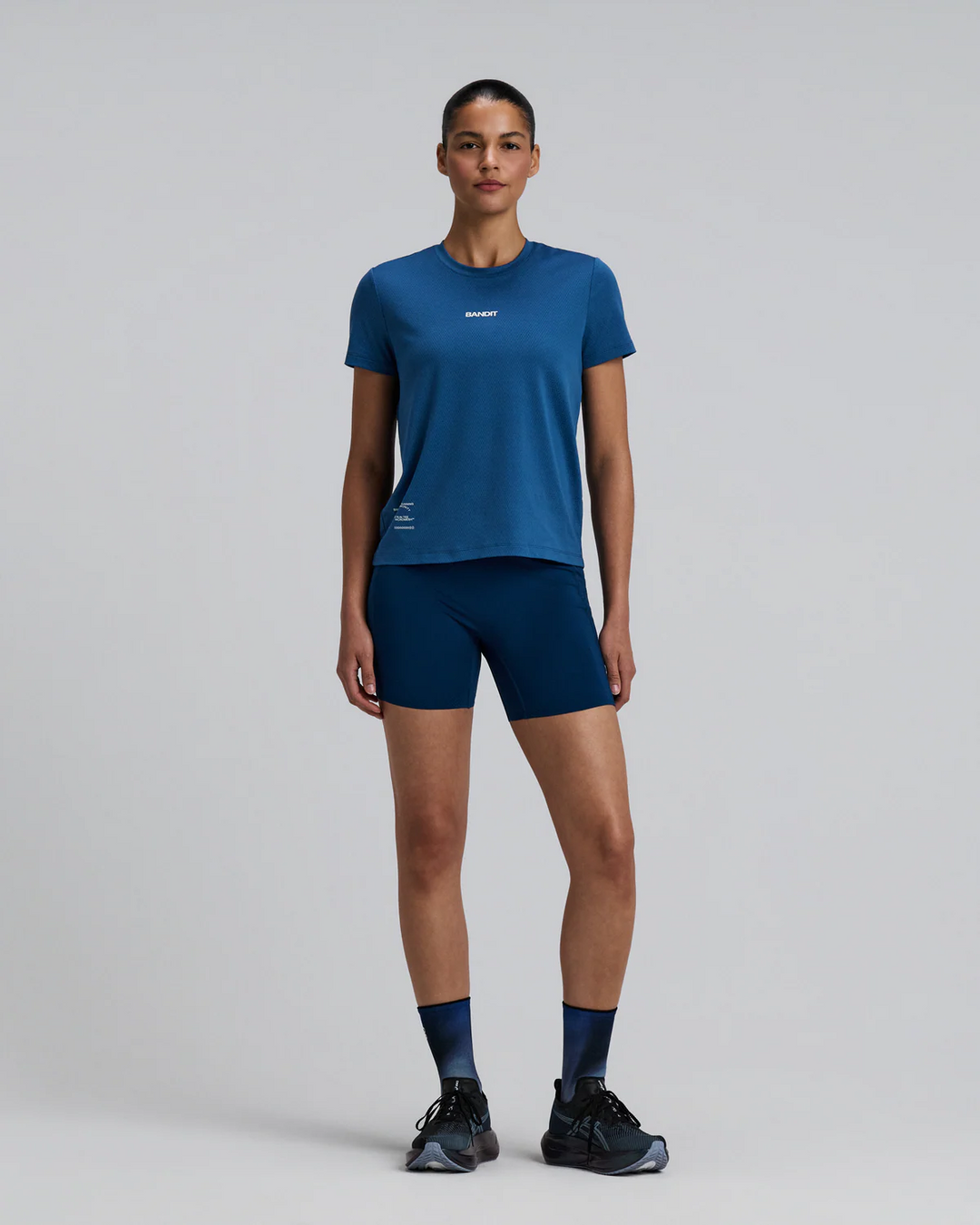 Bandit Womens Short Sleeve Micromesh Tee - Aegean - SS26