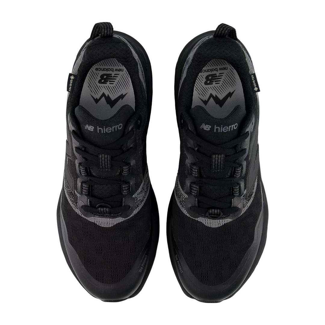 New Balance Mens Fresh Foam Hierro V9 Gore-Tex - Black/Faded Black/Castlerock - Trail - AW25