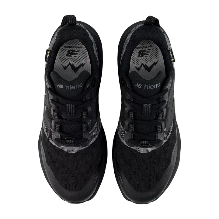 New Balance Mens Fresh Foam Hierro V9 Gore-Tex - Black/Faded Black/Castlerock - Trail - AW25