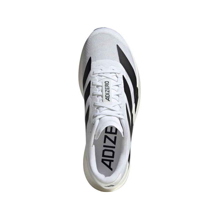 Adidas Mens Adizero Evo SL - Cloud White/Core Black/Cloud White - Neutral - AW25