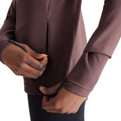 On Womens Climate Shirt - Grape