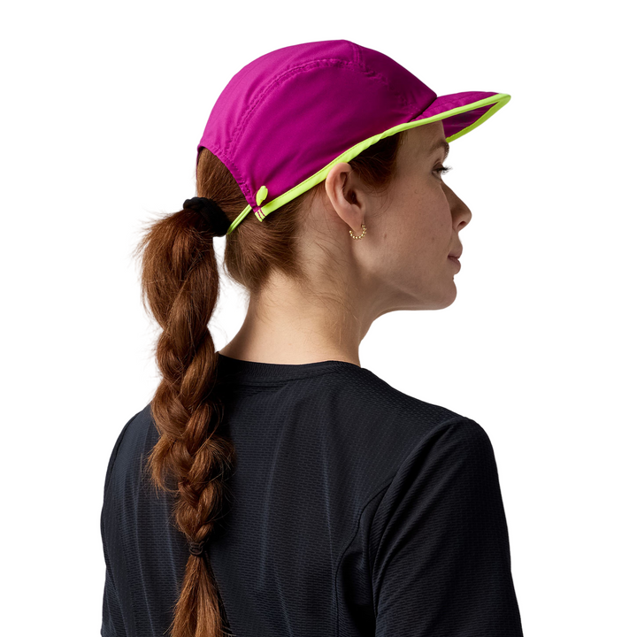 Brooks Unisex Lightweight Packable Hat 2.0 - Dark Fuchsia/Nightlife