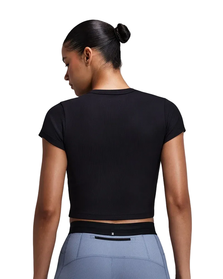 Bandit Womens Vituccia Cropped Performance Tee - Black - AW26