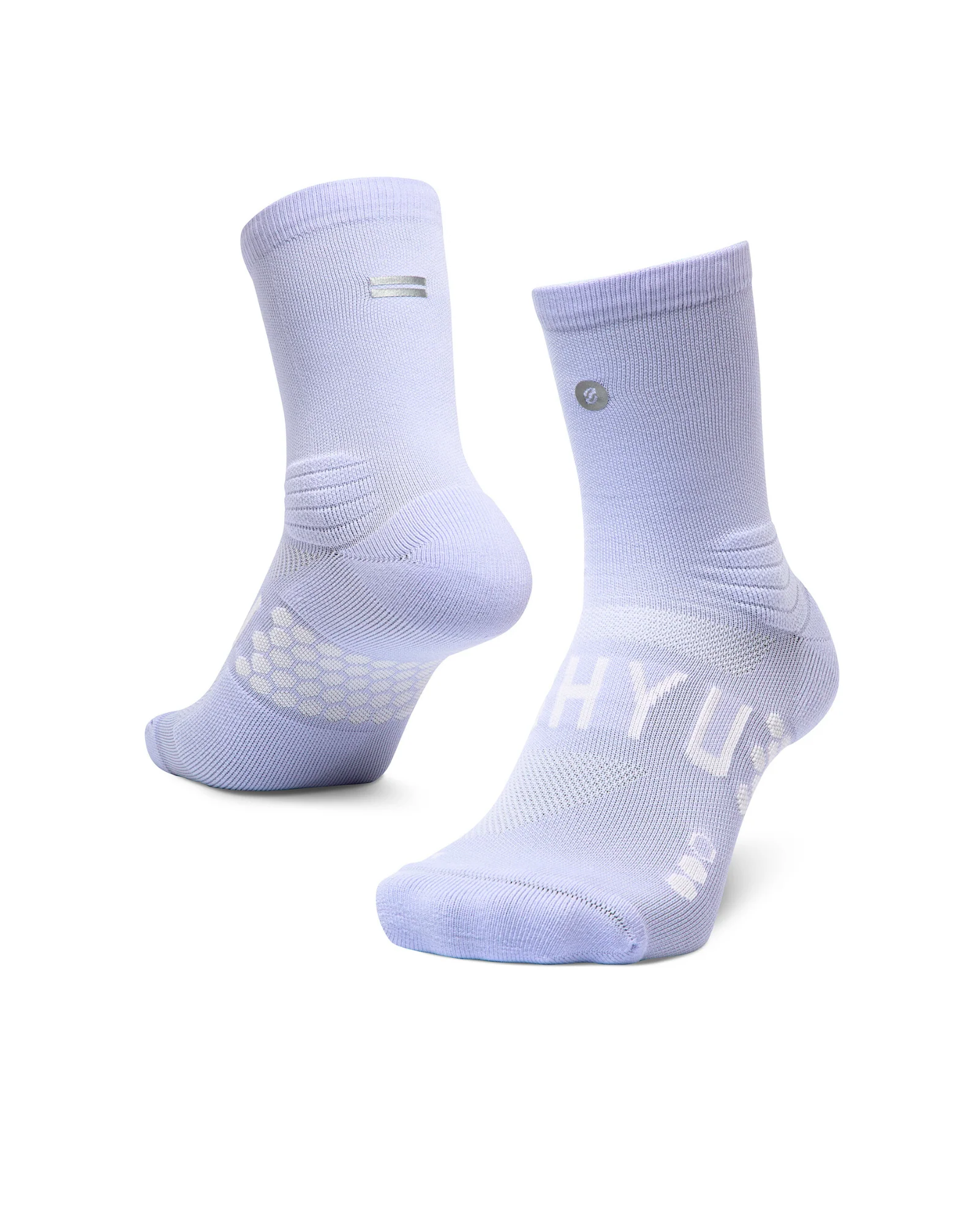 SHYU Racing Half Crew Socks - Lilac/Lilac/Lilac